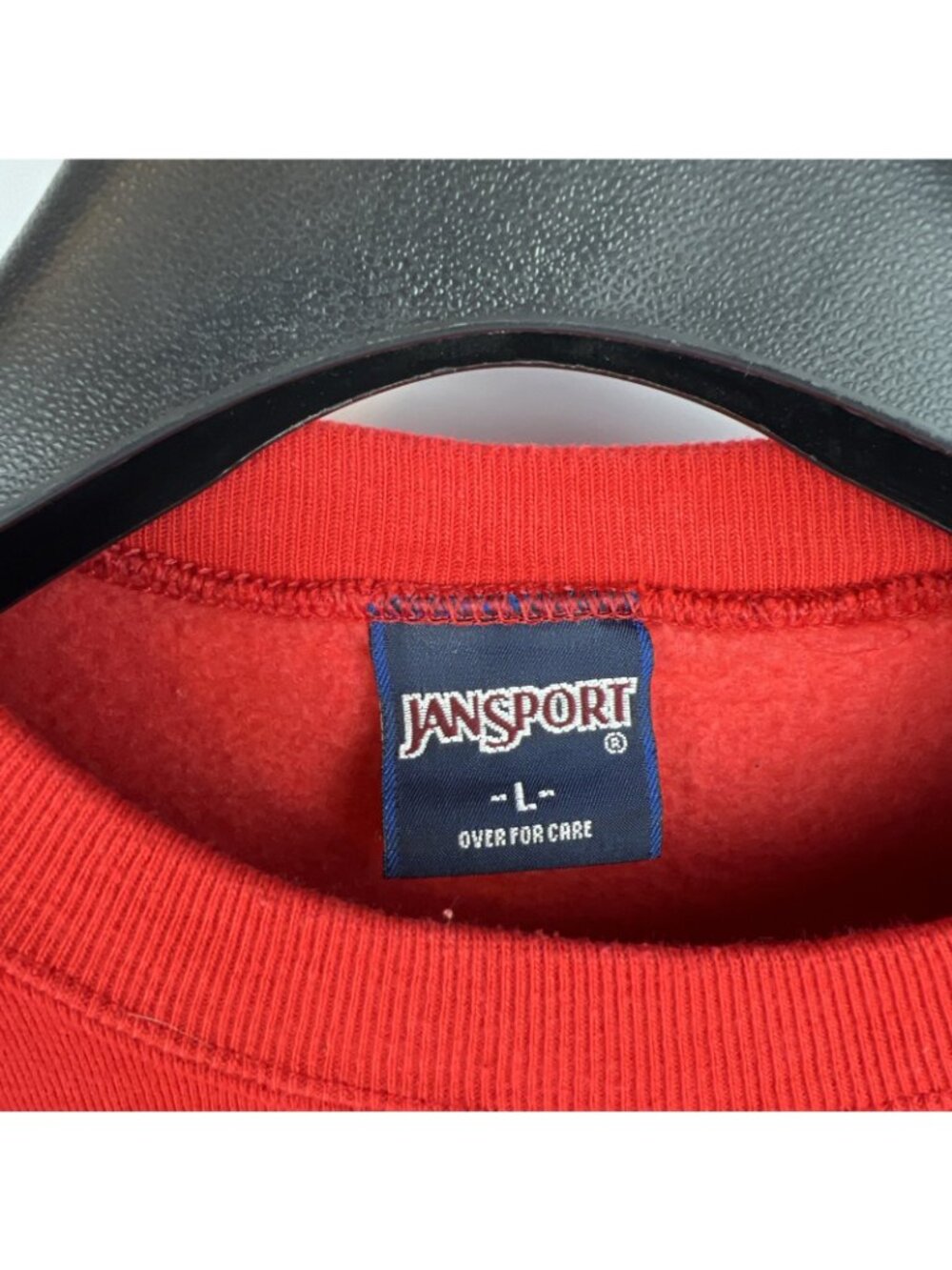 Vintage Jansport Grinnell College Sweatshirt – Men’s Large Red USA Made Crewneck - Picture 4 of 6